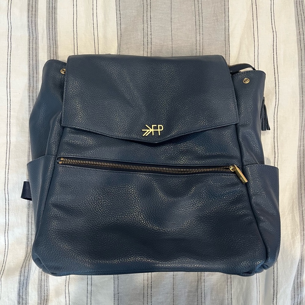Freshly Picked Blue Backpack Diaper Bag